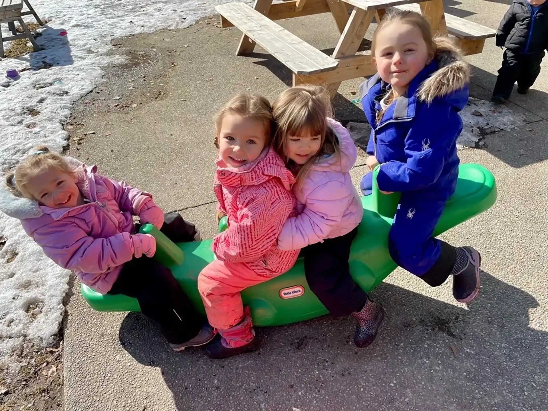 Girls on a Sea Saw