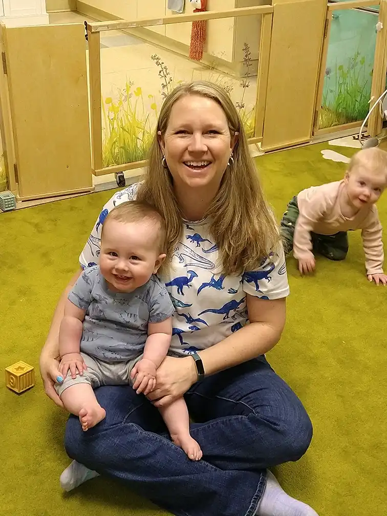 Teacher with Babies