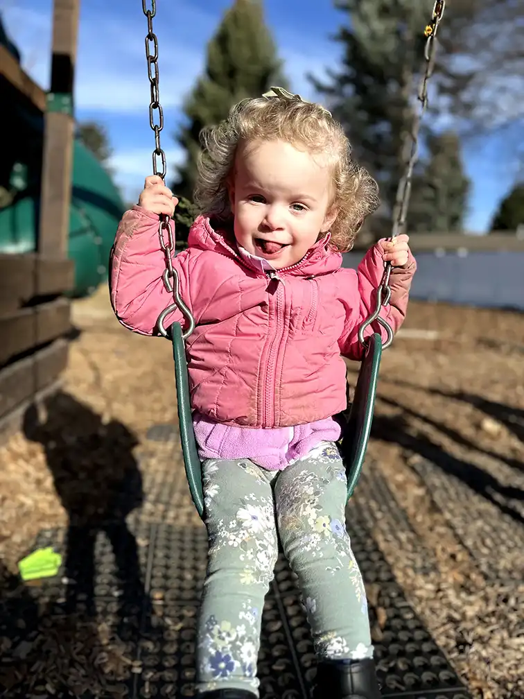 Girl on a Swing