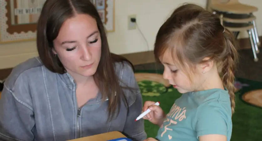 Girls playing with Sensory Slime